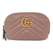 Pre-owned Leather wallets Gucci Vintage , Pink , Dames