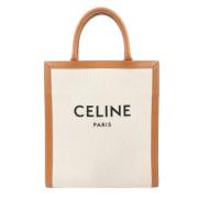 Pre-owned Leather celine-bags Celine Vintage , Beige , Dames