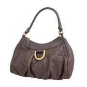 Pre-owned Leather gucci-bags Gucci Vintage , Brown , Dames