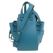 Pre-owned Canvas shoulder-bags Loewe Pre-owned , Blue , Dames