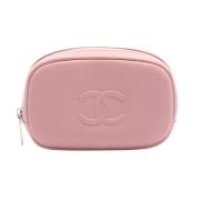 Pre-owned Leather chanel-bags Chanel Vintage , Pink , Dames