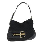 Pre-owned Leather gucci-bags Gucci Vintage , Black , Dames