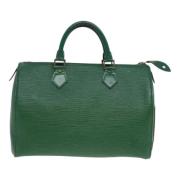 Pre-owned Leather louis-vuitton-bags Louis Vuitton Vintage , Green , D...