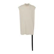 Jersey T-shirt Grijs Mouwloos Ronde hals Rick Owens , Gray , Heren