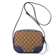 Pre-owned Coated canvas shoulder-bags Gucci Vintage , Beige , Dames