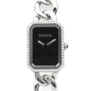 Pre-owned Stainless Steel watches Chanel Vintage , Black , Dames