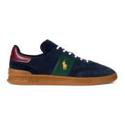 Blauwe Heritage Aera Sneakers Ralph Lauren , Blue , Heren