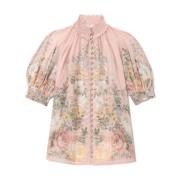 Roze Shirts voor Vrouwen Aw24 Zimmermann , Multicolor , Dames