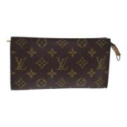 Pre-owned Canvas pouches Louis Vuitton Vintage , Brown , Dames