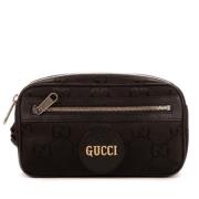 Pre-owned Canvas crossbody-bags Gucci Vintage , Black , Dames