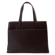 Pre-owned Leather handbags Loewe Pre-owned , Brown , Dames