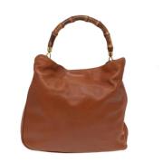 Pre-owned Leather gucci-bags Gucci Vintage , Brown , Dames