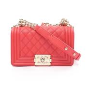 Pre-owned Canvas chanel-bags Chanel Vintage , Red , Dames