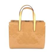 Pre-owned Fabric louis-vuitton-bags Louis Vuitton Vintage , Beige , Da...