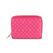 Pre-owned Leather wallets Louis Vuitton Vintage , Pink , Dames