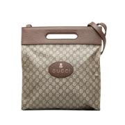 Pre-owned Fabric handbags Gucci Vintage , Beige , Dames