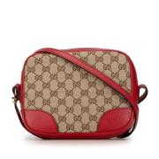 Pre-owned Canvas crossbody-bags Gucci Vintage , Beige , Dames