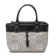 Pre-owned Canvas totes Burberry Vintage , Gray , Dames