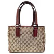 Pre-owned Canvas gucci-bags Gucci Vintage , Brown , Dames