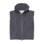 Antracietgrijze Vest met Monili Kettingdetail Brunello Cucinelli , Gra...