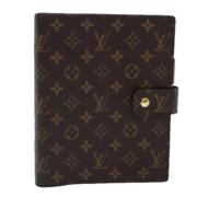 Pre-owned Canvas home-office Louis Vuitton Vintage , Brown , Dames