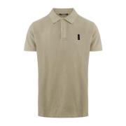 Piqué Katoenen Poloshirt BomBoogie , Beige , Heren