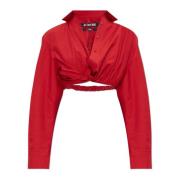 Overhemd La Chemise Bahia Jacquemus , Red , Dames