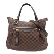 Pre-owned Canvas louis-vuitton-bags Louis Vuitton Vintage , Brown , Da...