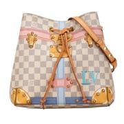 Pre-owned Canvas louis-vuitton-bags Louis Vuitton Vintage , Beige , Da...