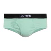 Katoenen slips Tom Ford , Green , Heren