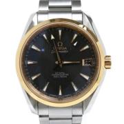 Pre-owned Stainless Steel watches Omega Vintage , Black , Heren