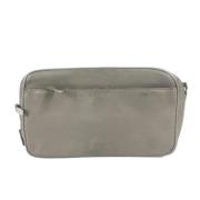 Pre-owned Leather dior-bags Dior Vintage , Gray , Heren