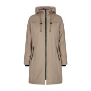 Stijlvolle Taupe Regenjas Freequent , Beige , Dames