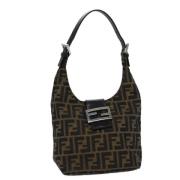 Pre-owned Canvas fendi-bags Fendi Vintage , Brown , Dames