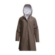 Lichtgewicht A-lijn regenjas voor vrouwen Stutterheim , Brown , Dames