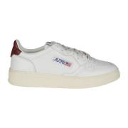 Lage Leat Medalist Sneakers Autry , White , Dames