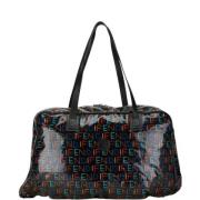 Pre-owned Vinyl fendi-bags Fendi Vintage , Black , Dames