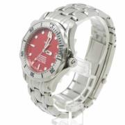 Pre-owned Stainless Steel watches Omega Vintage , Red , Heren