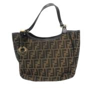 Pre-owned Fabric fendi-bags Fendi Vintage , Brown , Dames