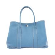 Pre-owned Leather handbags Hermès Vintage , Blue , Dames