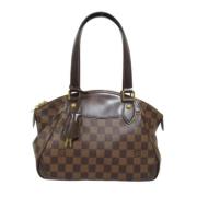 Pre-owned Canvas louis-vuitton-bags Louis Vuitton Vintage , Brown , Da...