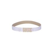 Dames Meridian Riem Guess , White , Dames