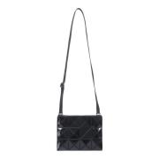 Zwarte Crossbody Tas Stijlvol Accessoire Issey Miyake , Black , Dames