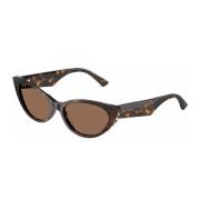 Cat-Eye Zonnebril Bruin Havana Acetaat Jimmy Choo , Brown , Dames