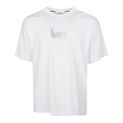 Verloop Logo T-Shirt Stone Island , White , Heren