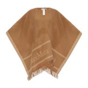 Poncho Hilde Max Mara , Brown , Dames