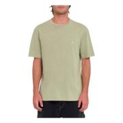 Solid Stone T-shirt Volcom , Green , Heren