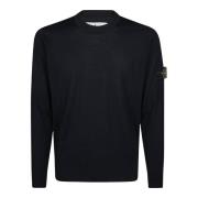 Merinowollen trui Stone Island , Blue , Heren