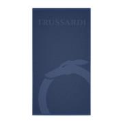 Ouroboro Unisex Strandhanddoek Trussardi , Blue , Unisex