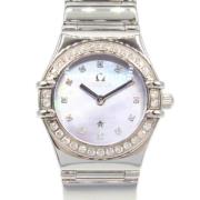 Pre-owned Stainless Steel watches Omega Vintage , Pink , Dames